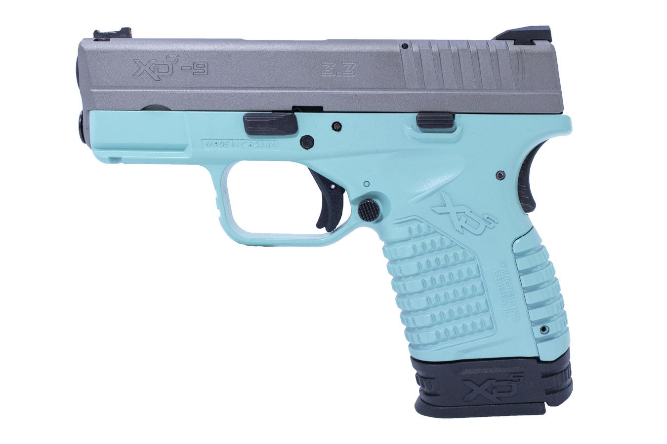 SPRINGFIELD XDS 3.3 Single Stack 9mm Blue Essentials Package (Manufacturer Sample)